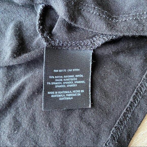 Anthropologie Maeve Melissa Draped Black Top - Picture 8 of 10